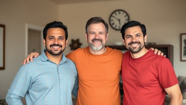 Joss Northeast 9-Ball Tour participants smiling indoors.