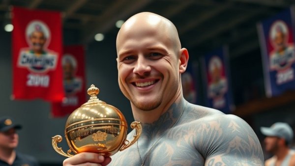 Champion holding trophy at 2025 U.S. Amateur Championship Results.