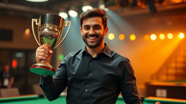 Ko Pin-Yi triumphantly holds trophy at Chinese Taipei Open.