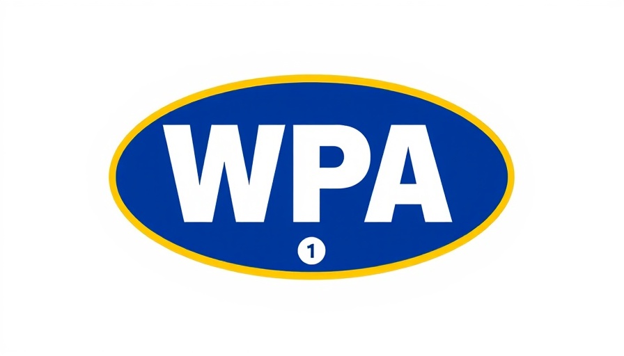 WPA logo with bold letters and pool ball design