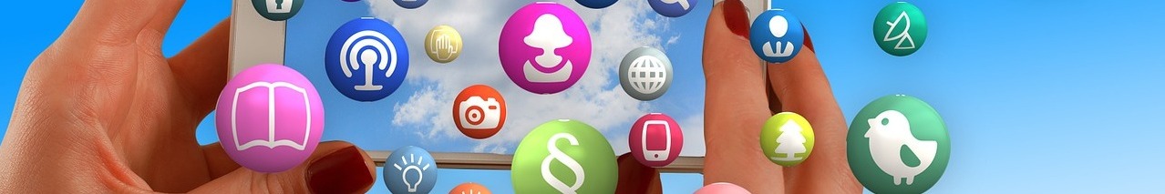 A display of logos