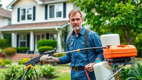 Effective pest management San Francisco Bay Area professional at work