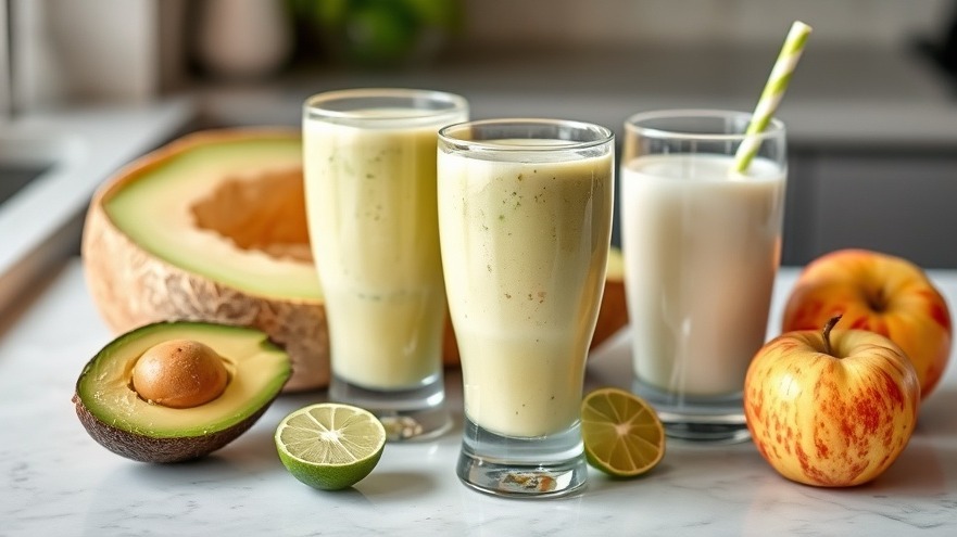 This Creamy Protein-Rich Avocado Melon Smoothie is a Keeper