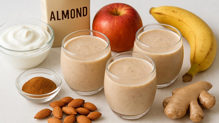 Skinny Apple n Almond Smoothie