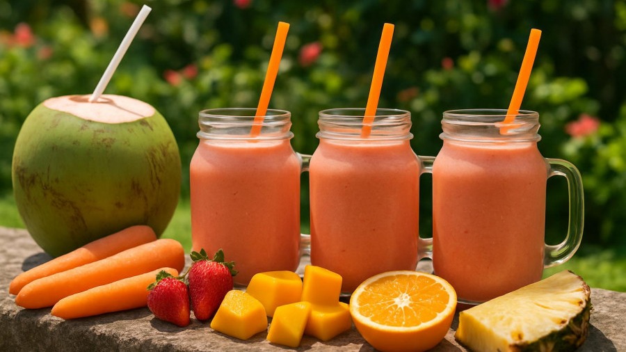 Amanda’s Tropical Carrot Smoothie
