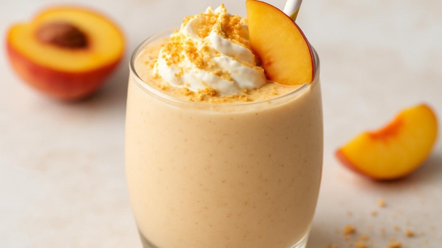 Peach Cheesecake Smoothie