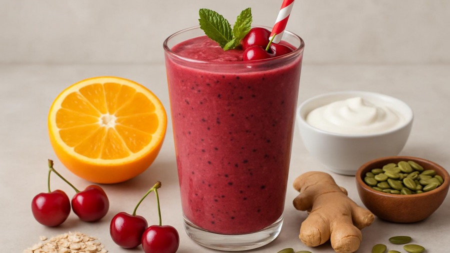 Cherry Berry Smoothie from 115 Calories