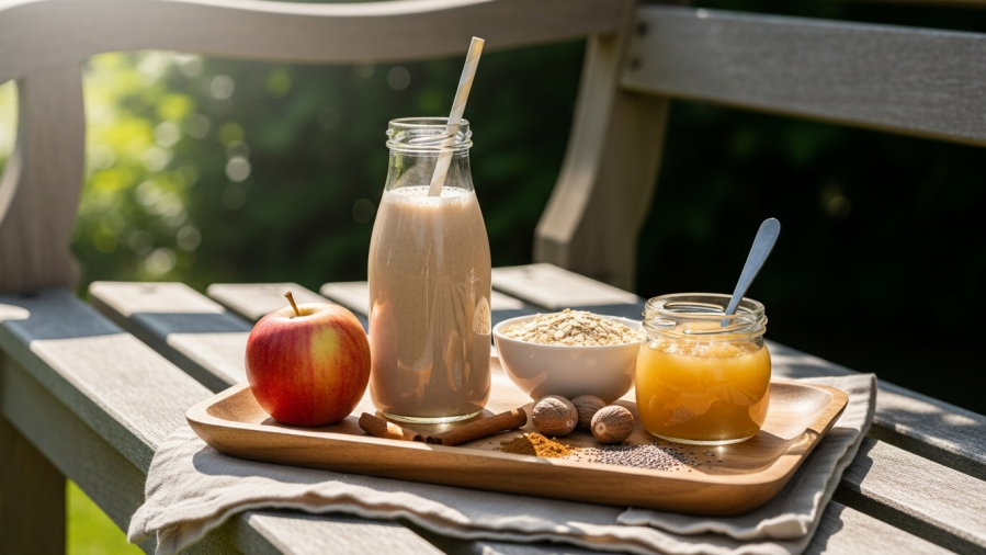 Amanda’s Apple Pie Oatmeal Smoothie