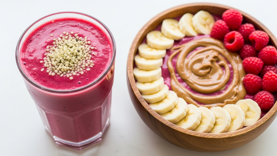 Summer Berry Smoothie or Smoothie Bowl