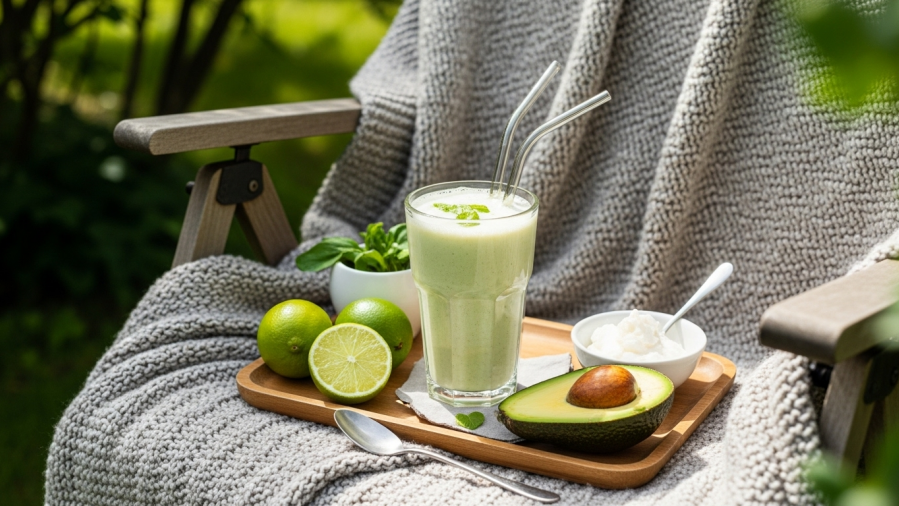 3-Ingredient Smoothie Tastes Like Key Lime Pie