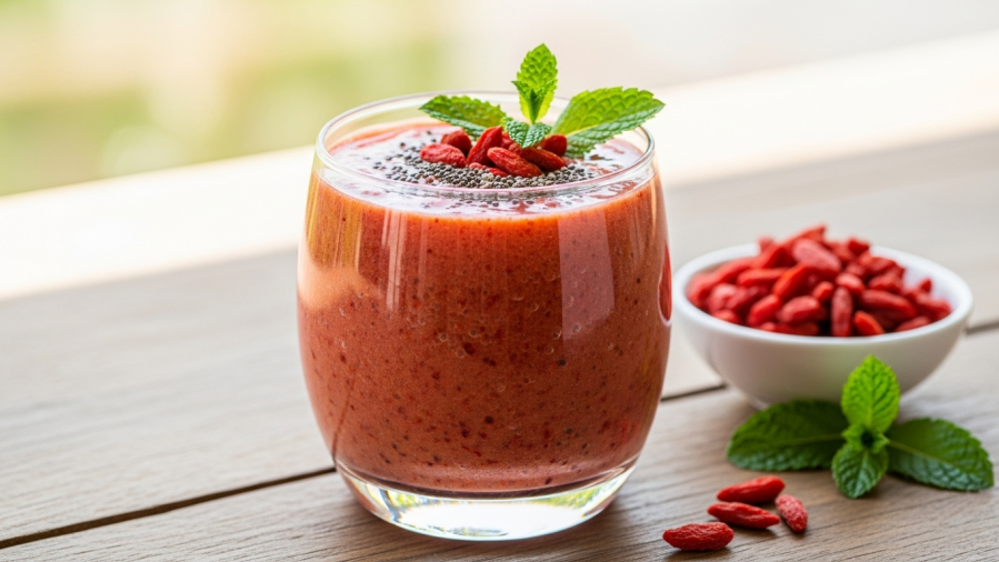 Goji Berries Protein Smoothie