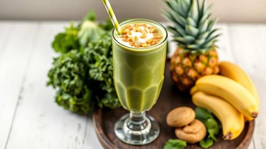 Weight Loss Program: Kale Pineapple Banana Green Smoothie