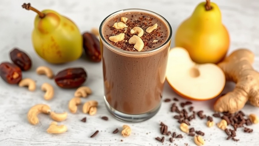 Health-Boosting Chocolate Ginger Smoothie