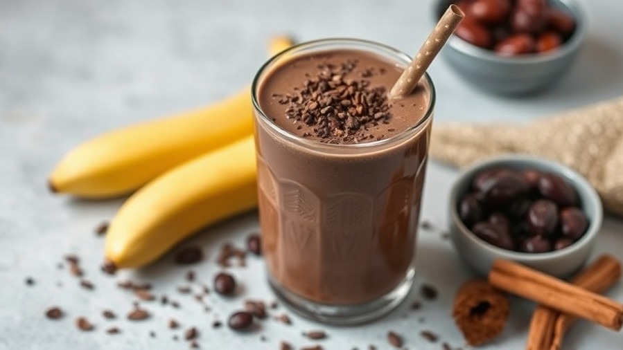 Secret Ingredient Chocolate Protein Smoothie