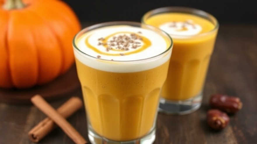 Seasonal Smoothie – Pumpkin Pie Shake