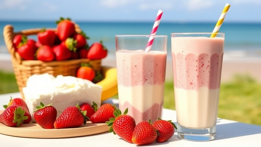 Strawberry Cheesecake Smoothie for Only 170 Calories