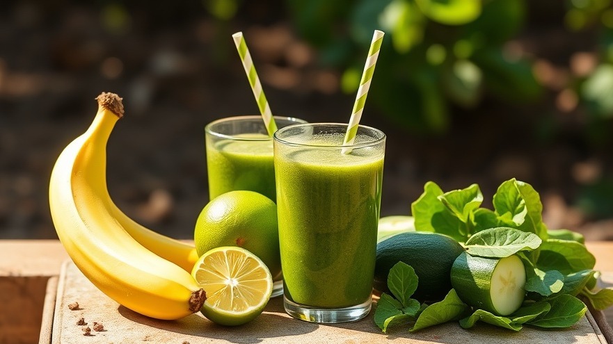 Healthy Morning Booster Green Smoothie
