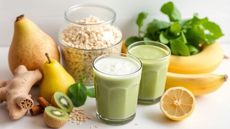Pear Ginger Coconut Smoothie