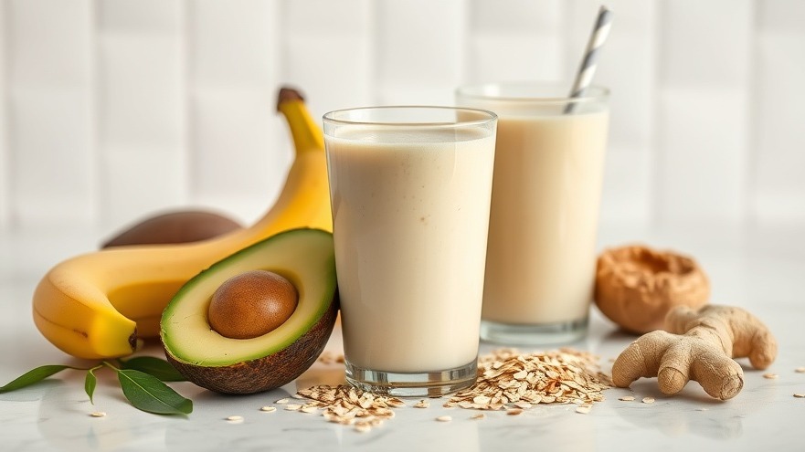 Creamy Peanut Green Smoothie from only 180 Calories