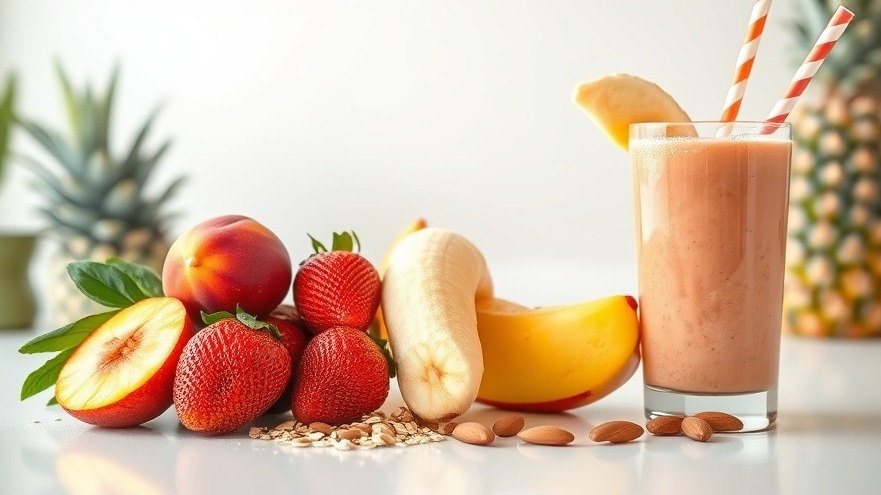 Summer Dreamin’ Fruit n Almond Smoothie