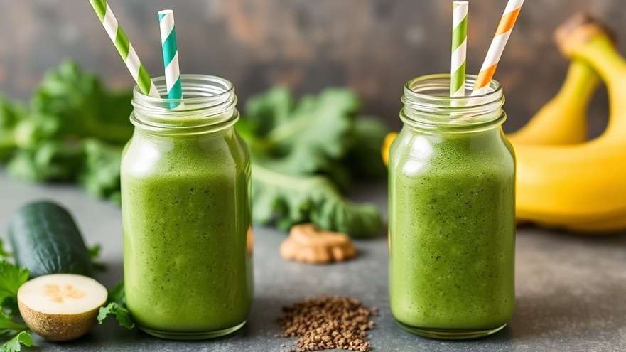 Ultimate Peanut Butter & Banana Green Smoothie