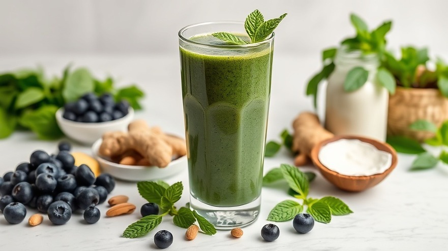 The Blue Ginger Tummy Flattening Smoothie