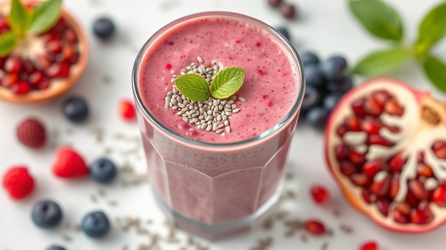 Weight-loss Smoothie with Antioxidant Power Boost