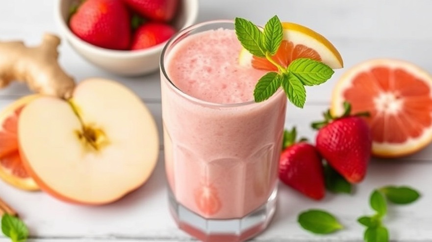 Strawberry Grapefruit Smoothie