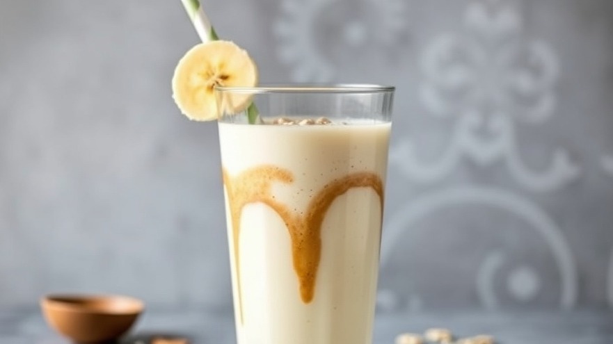 Oatmeal Banana Peanut Butter Smoothie