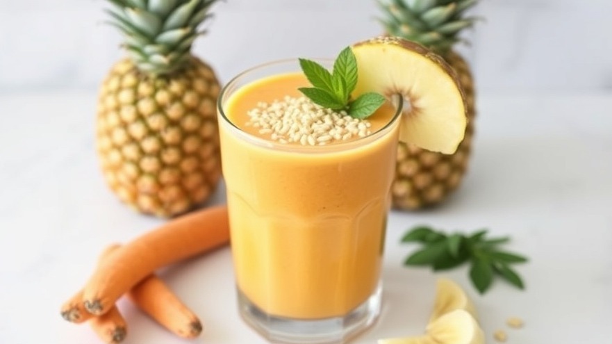 Carrot Ginger Turmeric Smoothie