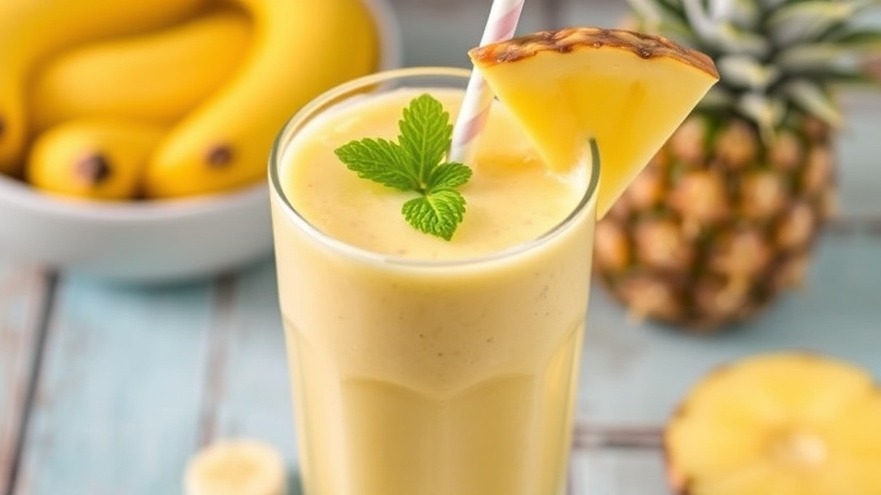 Pineapple Mango Banana Smoothie