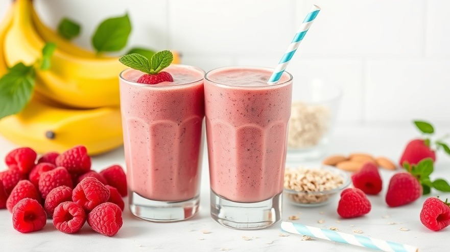 Skinny Raspberry Flax Smoothie