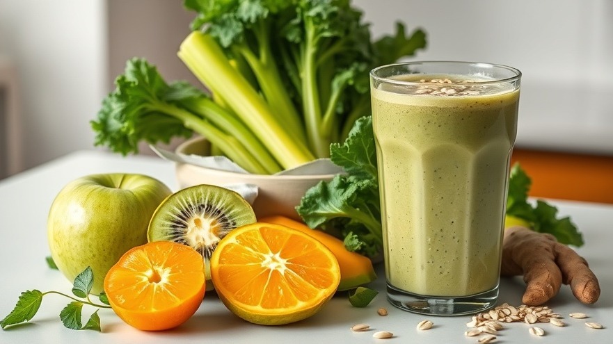 Green Apple Ginger Smoothie from 150 Calories