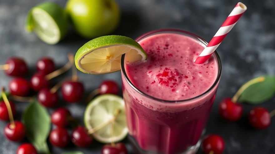 Rapid Recovery Smoothie – Cherry Limeade!