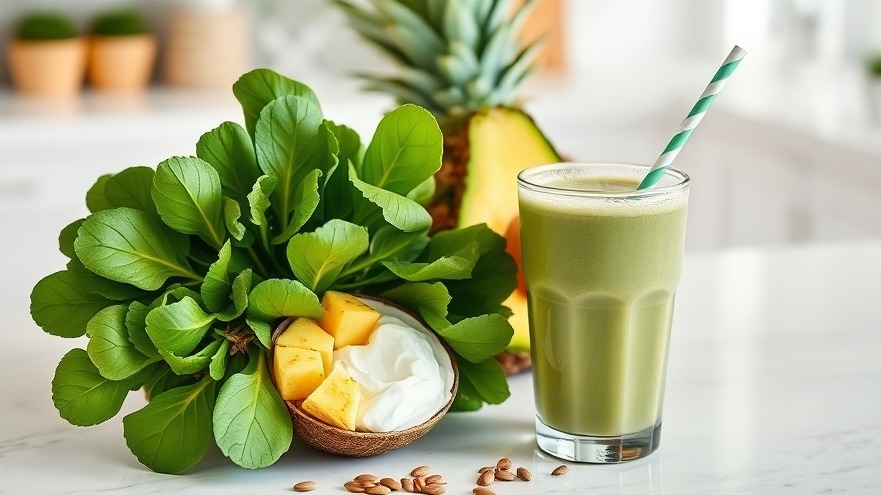 Skinny Pineapple Green Smoothie That’s Great for Your Skin