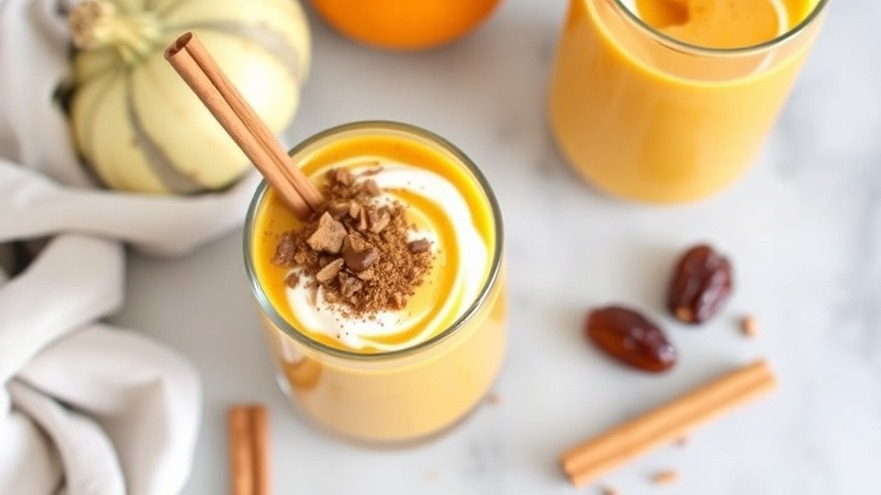 Seasonal Smoothie – Pumpkin Pie Shake