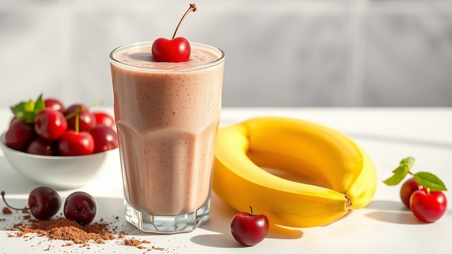 Reduce Belly Fat Series: Chocolate Banana Cherry Smoothie