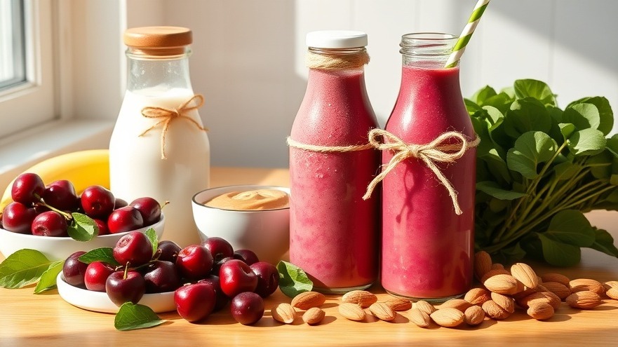Cherry Almond Smoothie for Under 200 Calories