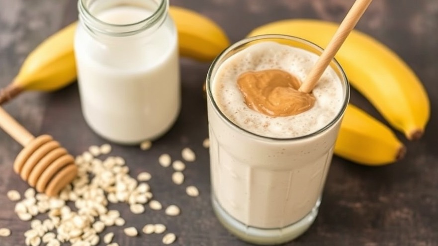 Peanut Butter Banana Oat Smoothie