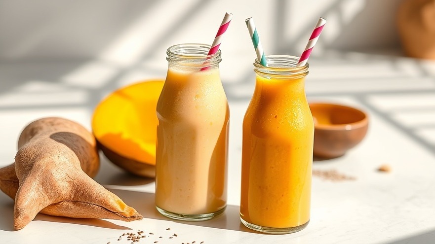 Secret Ingredient Golden Mango Smoothie for Under 200 Cals