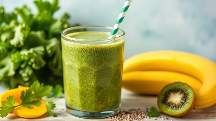 Tropical Mango Kale Smoothie