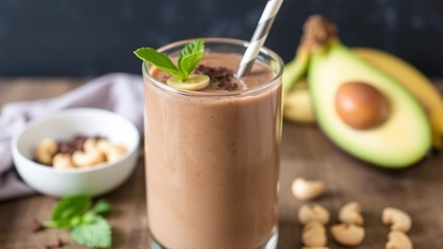 PMS Soother Smoothie – Chocolate Banana Cashew