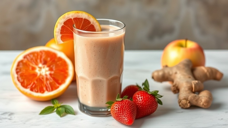 Strawberry Grapefruit Smoothie