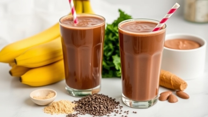 Vegetarian Breakfast Blaster Smoothie for Nutrition & Health