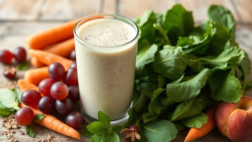 Diabetes-Friendly Leafy Green Carrot Fruit Smoothie