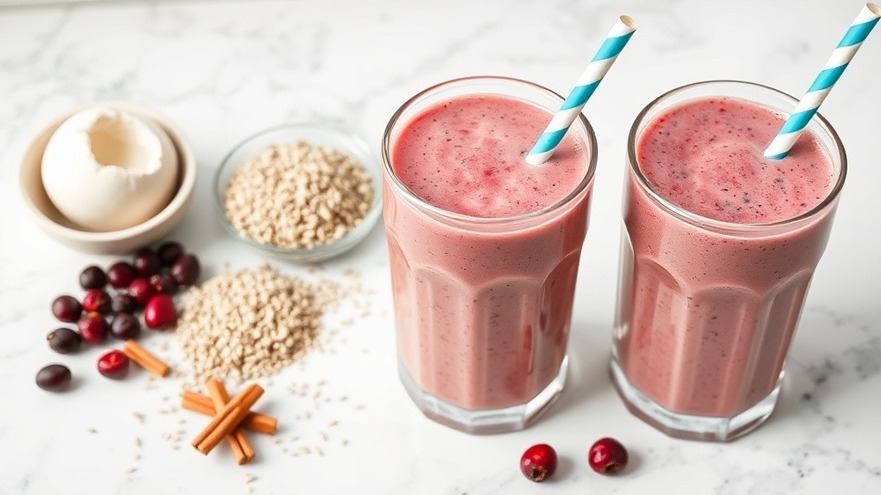 Sweet Spiced Cranberry Smoothie
