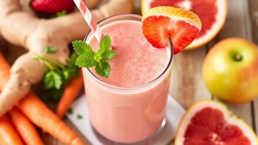 Strawberry Grapefruit Smoothie