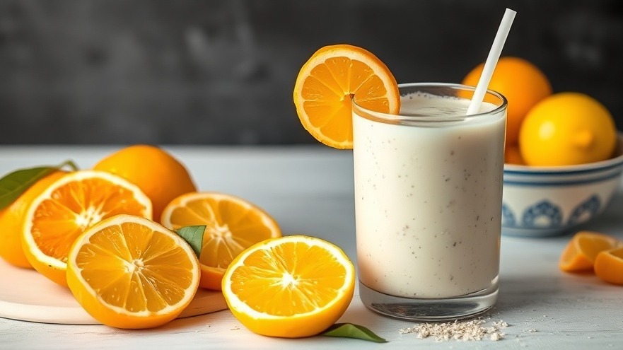 Orange-Lemon Citrus Smoothie