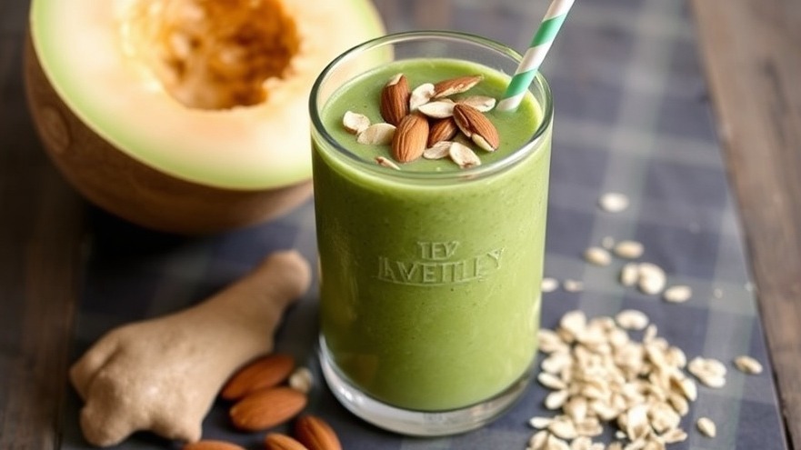 Melon Ginger Green Smoothie