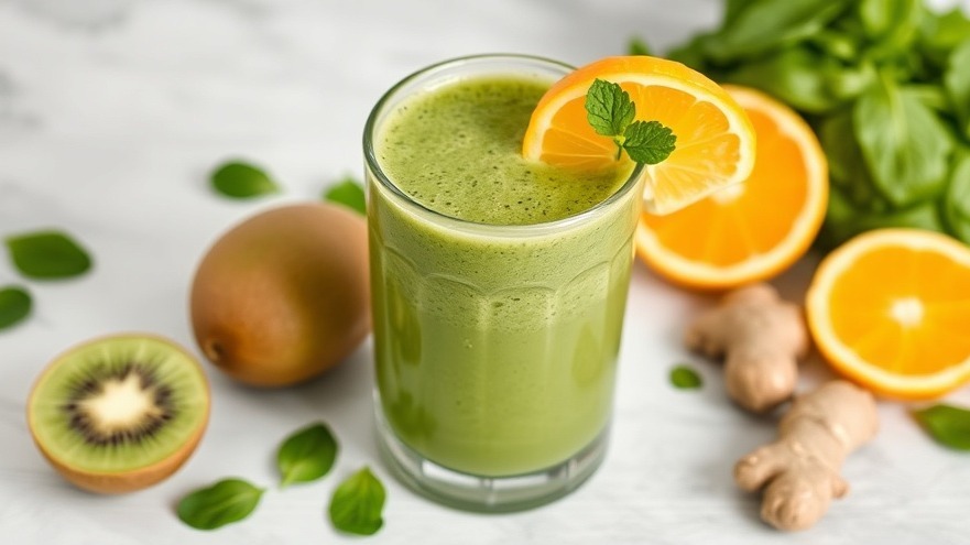 Aid Digestion with this Kiwi Green Smoothie